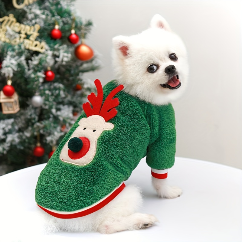 roupas quentes de inverno para animais de estimação, roupas temáticas de   para cães pequenos, com coletes acolchoados para mantê-los aconchegados. Detalhes do produto 3