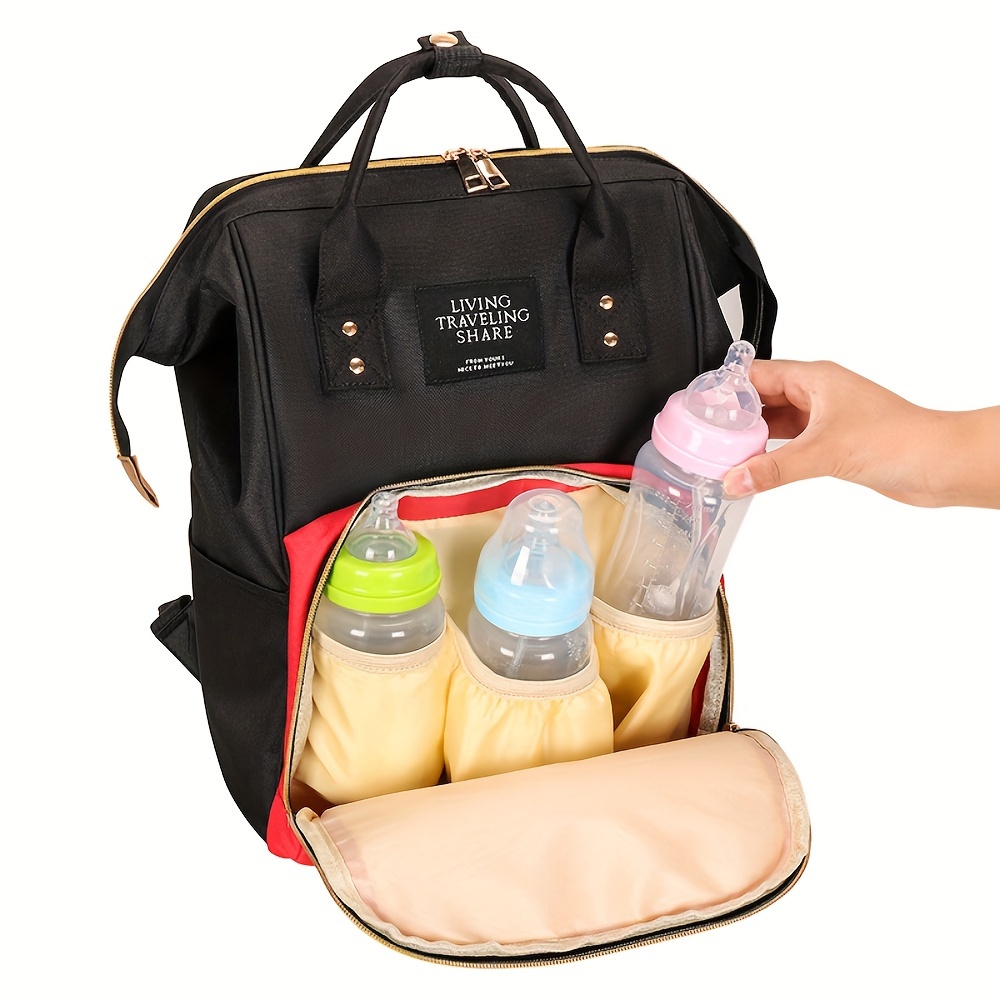 multi functional portable parent bag   bag multi functional shoulder large capacity portable baby bag diaper bag mothers bag details 4