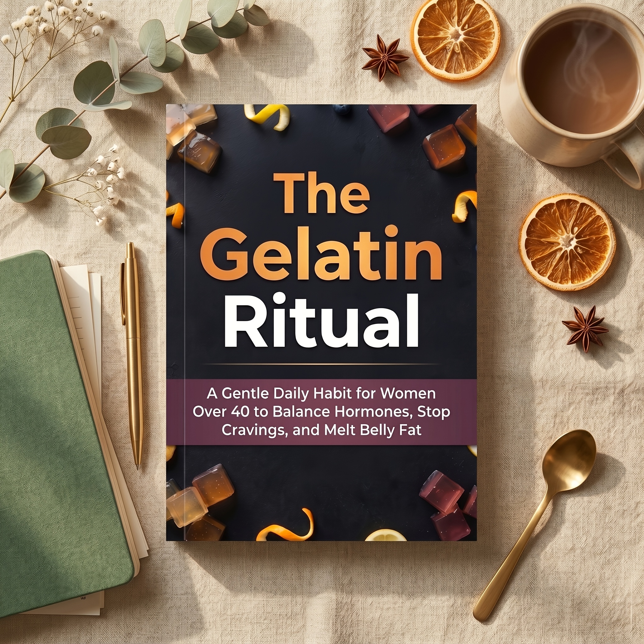 The Gelatin Ritual: A Gentle Daily Habit for Women Over 40 to Balance Hormones, Stop Cravings, and Melt Belly Fat