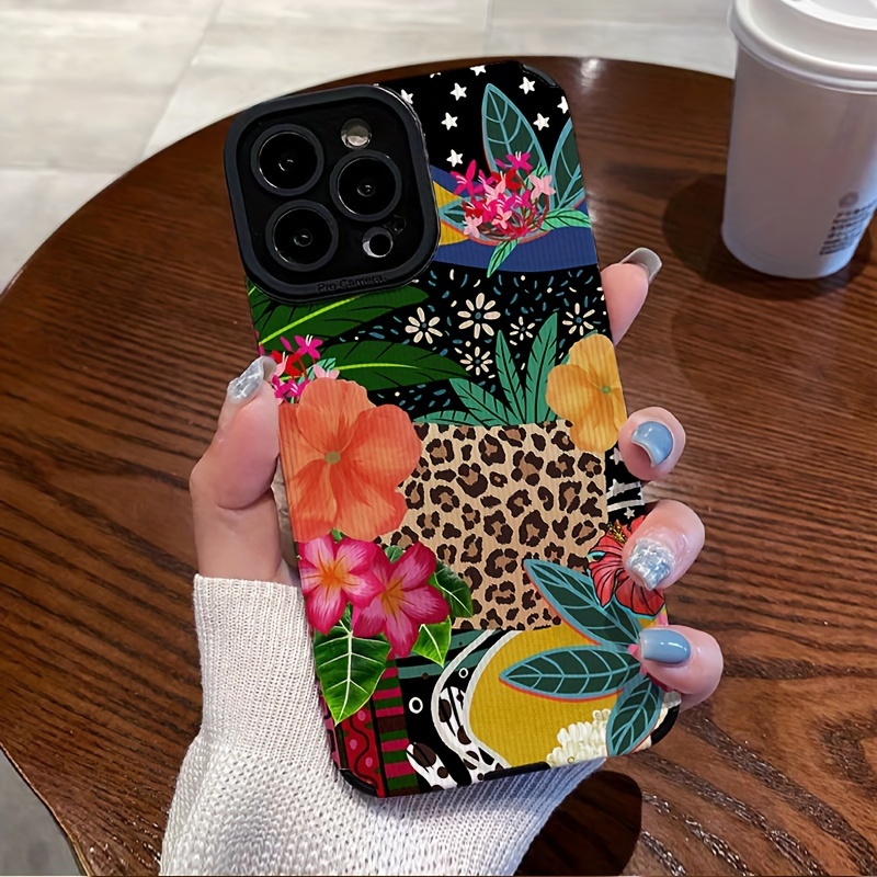 TEMU Phone Case: Leopard Pattern Phone Case For Iphone 15/15plus/15pro/15promax, Iphone 14/14plus/14pro/14promax, Iphone 13/13pro/13promax, Iphone