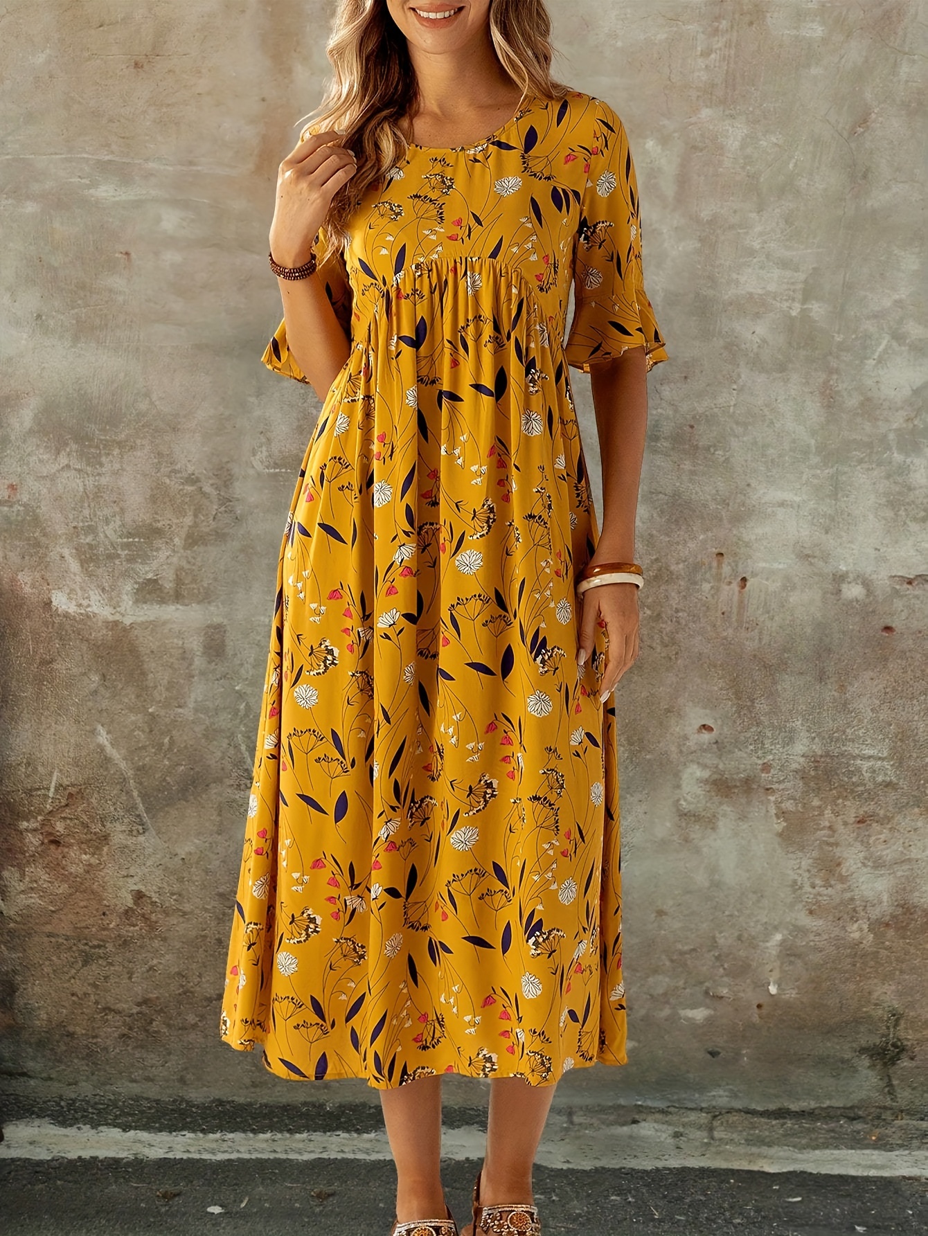 white christmas dresses Dress Casual Midi By Garnet Hill In Polkadot Pattern, Size: S main image 1