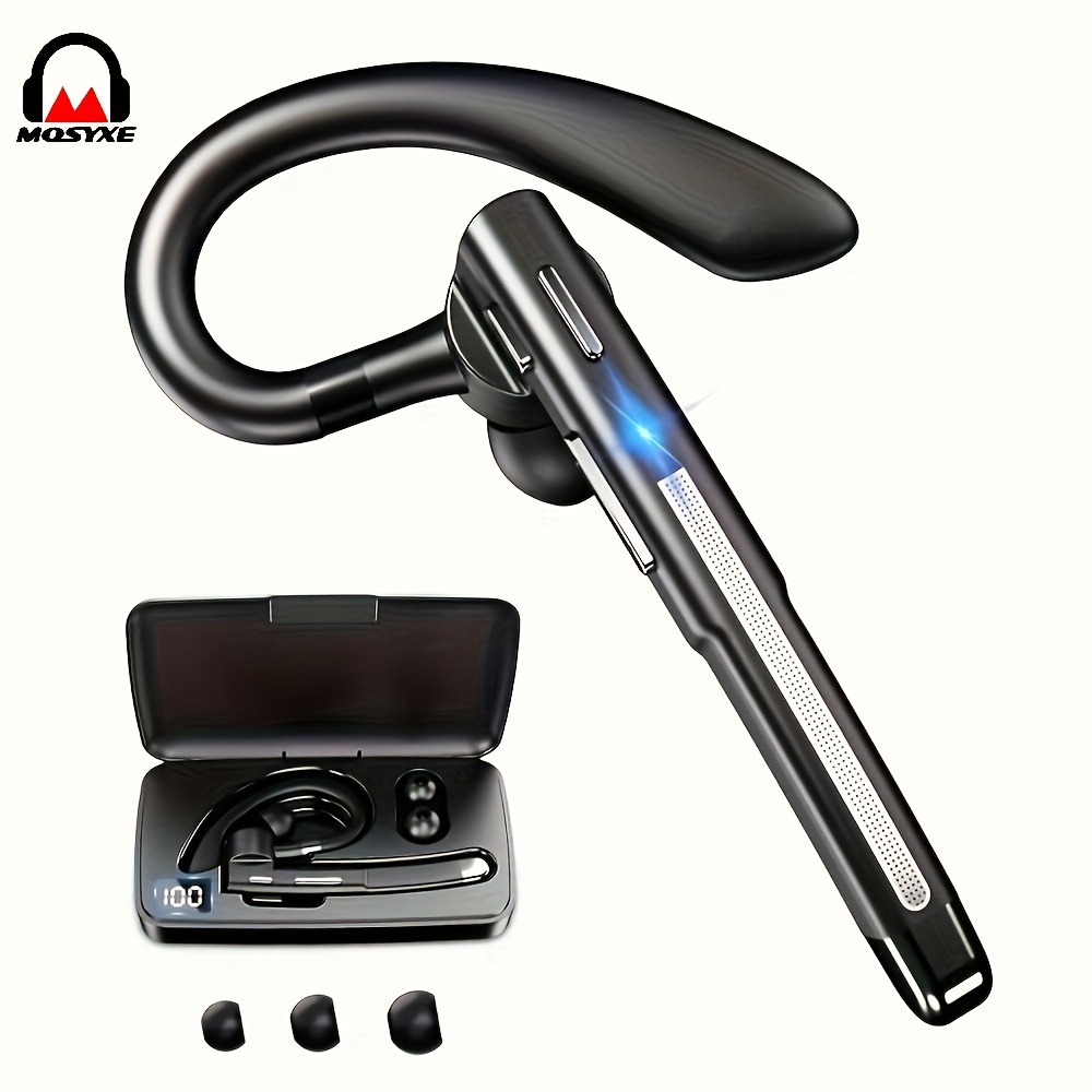 

Business Wireless Headset, Wireless Headset With Microphone, Truck Driver Headset With Standby Time Of 120 Hours, Suitable For Ios And Android Phones (in Black)