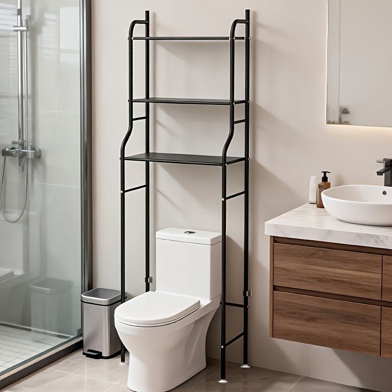   storage unit for above the toilet metal shelves for bathroom independent shelf for space   Product details 4