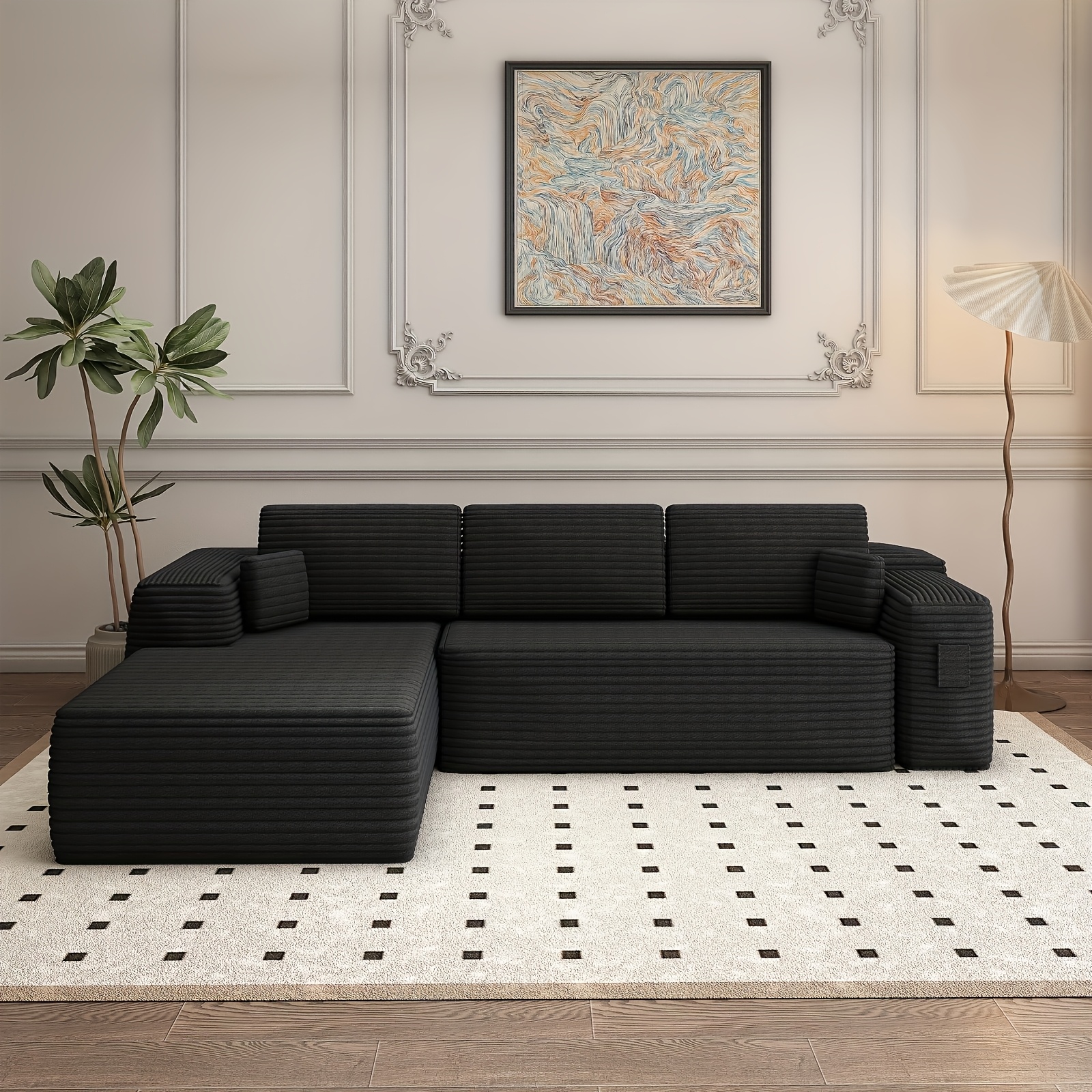 Extra Large L-Shaped Sofa