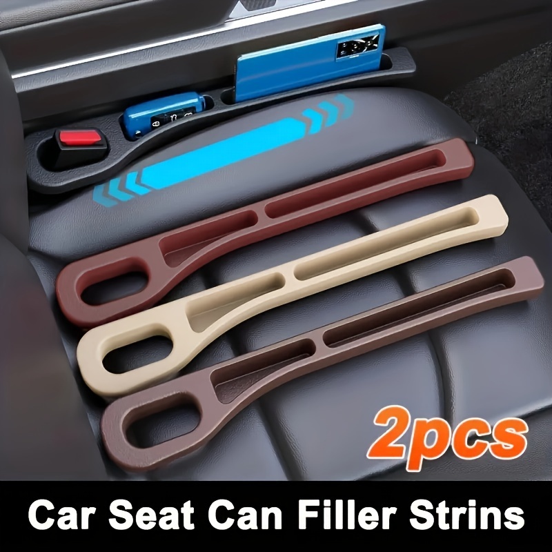 

2pcs Car Seat Gap Organizer - Leakproof Storage Box & Cushion Pad For Interior Accessories