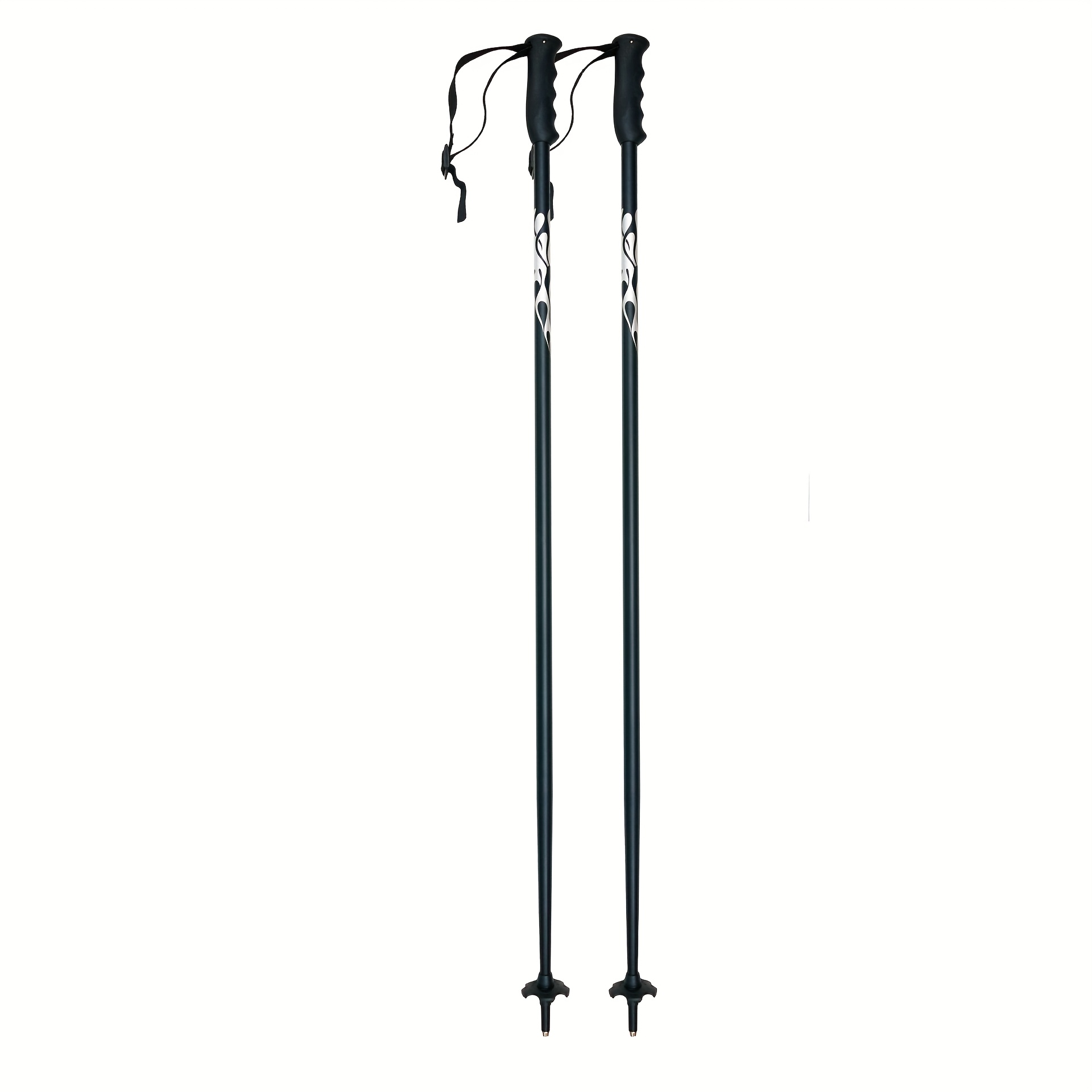 pair of aluminum alloy single ski poles quick lock adjustable length ergonomic grip for skiing snowboarding   lightweight   for     skipping essentials sleek pole design sturdy construction