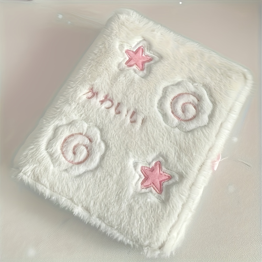 TEMU Pasta para Fotos] Capas de Pasta para Fotocards de Pelúcia, Livro para Guardar Fotocards de , com Conjunto de Pasta para Cartões - Pasta A5