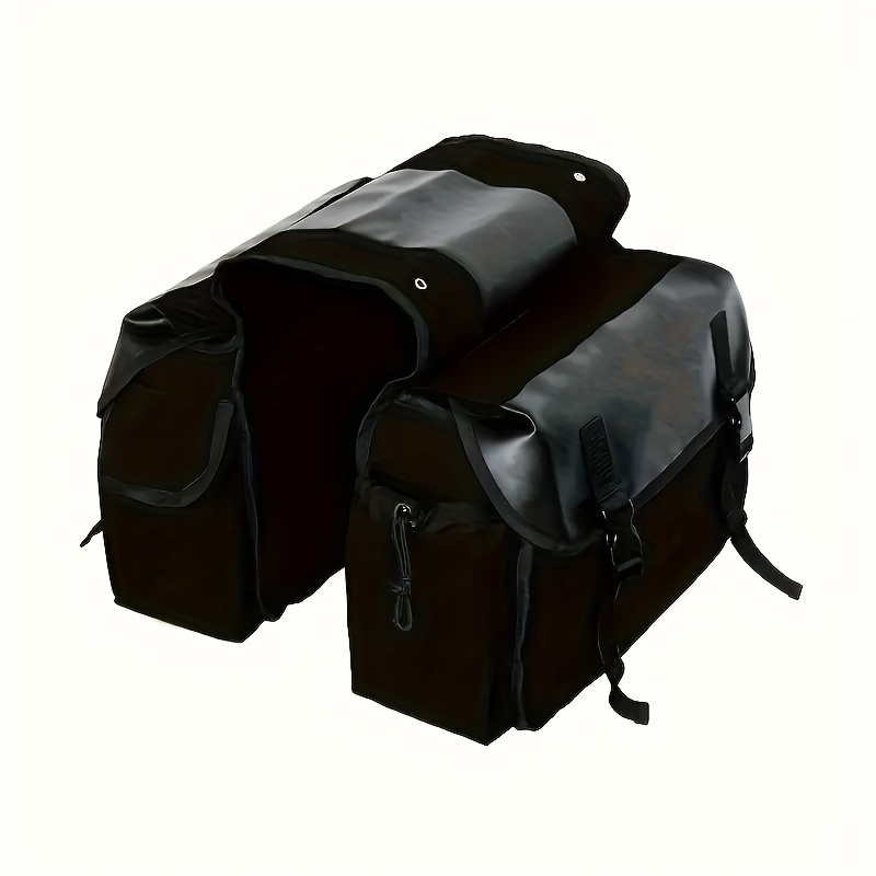 TEMU 1pc Bicycle Rear Seat Bag, Durable Mountain Bag Back Frame Bag, Bicycle