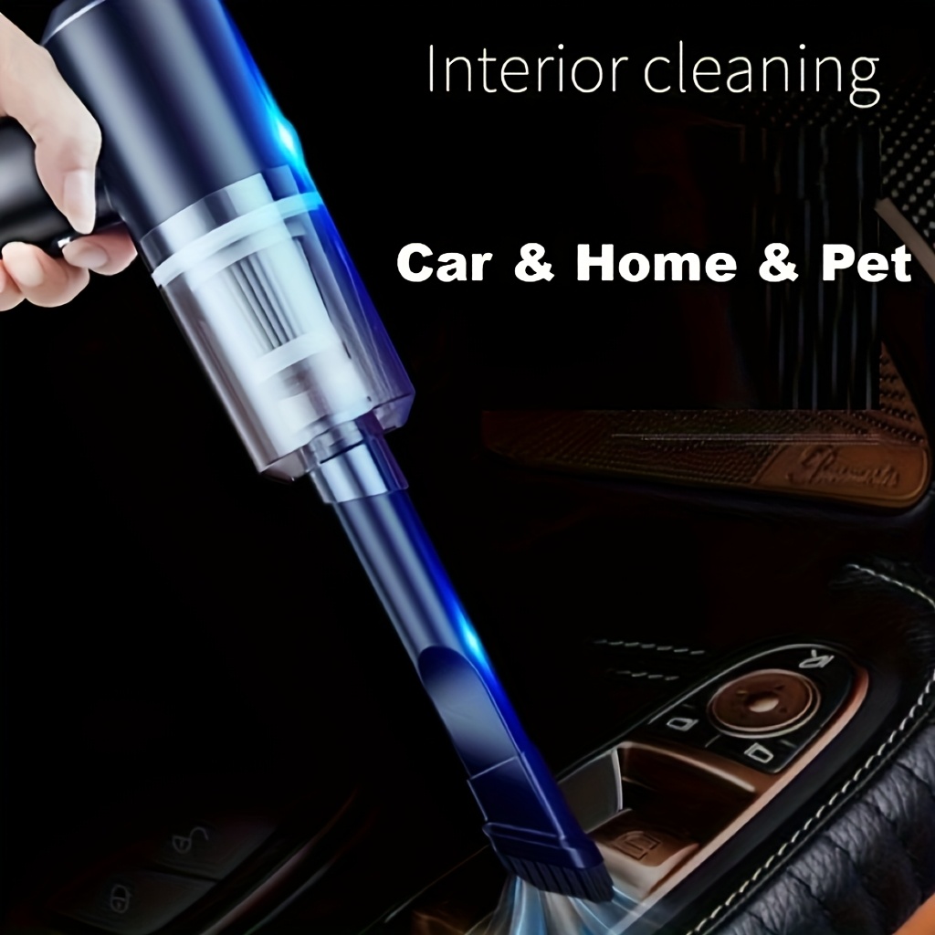 mini handheld vacuum cleaner with USB-C charging