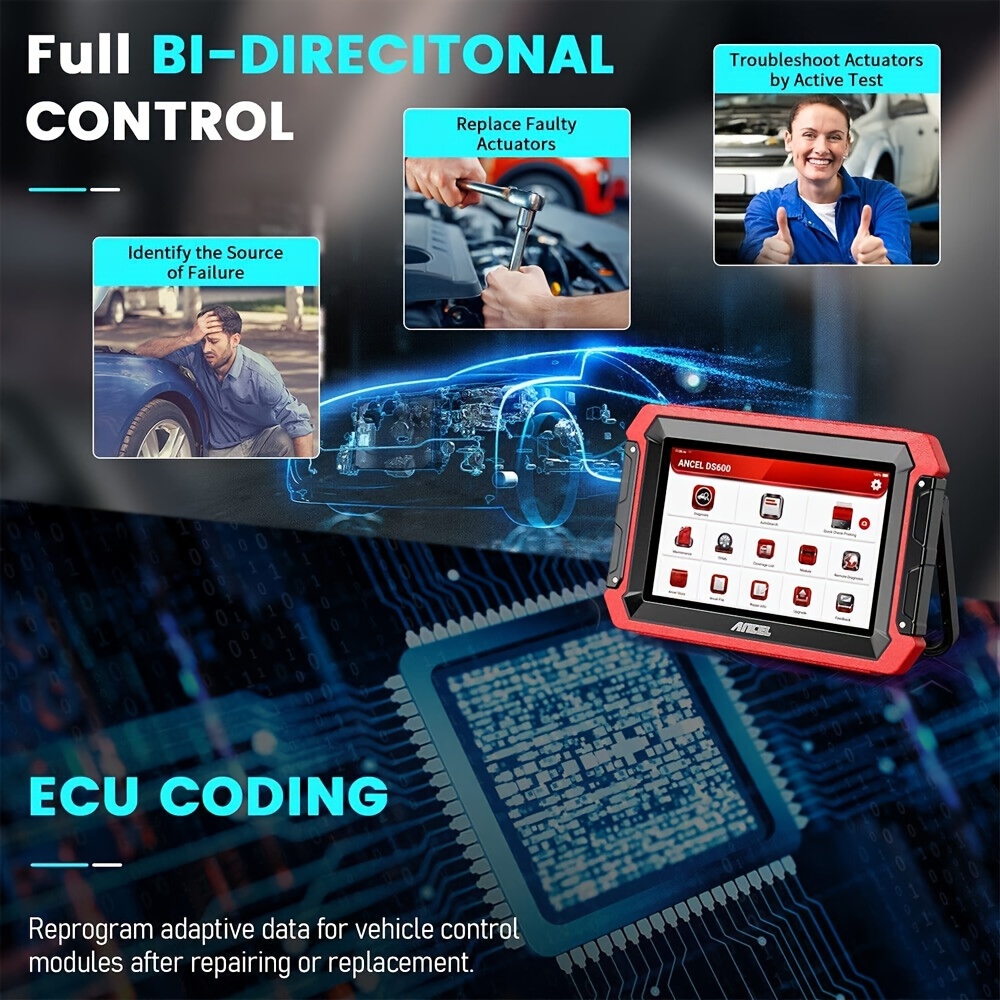   bidirectional control oe   system   scanner diagnostic tool 34 services code reader ecu coding abs bleed   tpms dpf epb tabelt repair tool Product details 1