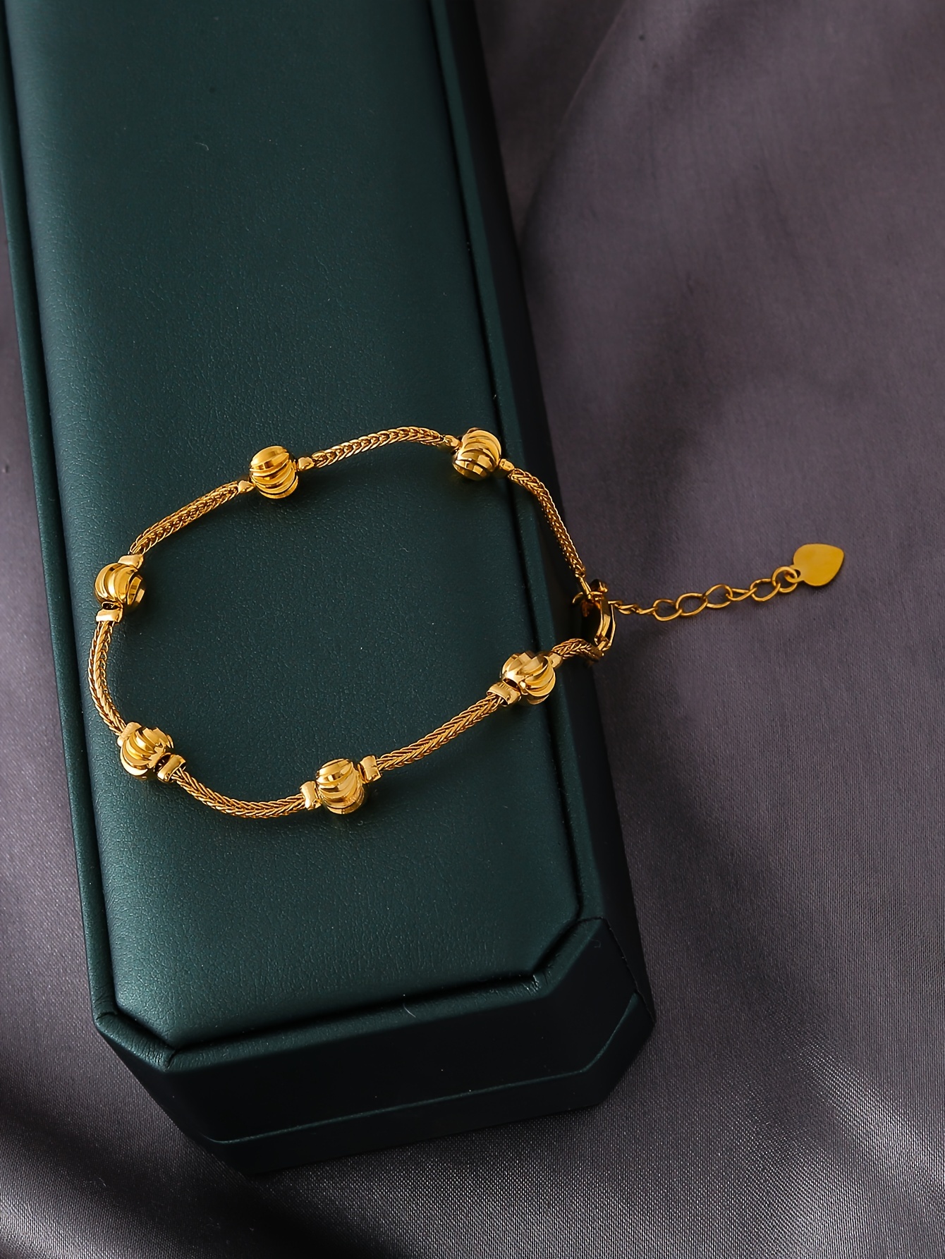 elegant 24k gold plated copper bracelet for women classic court   for   parties details 2