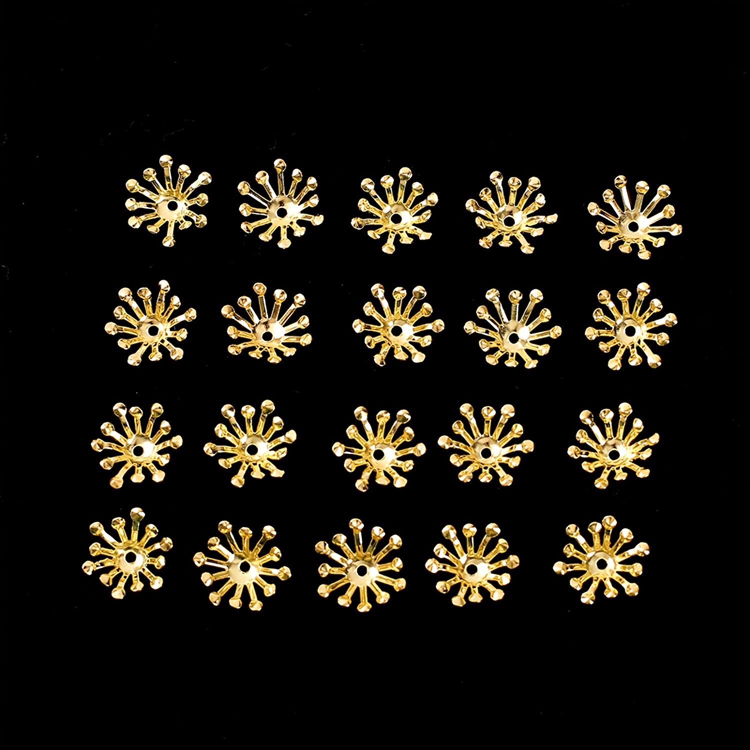 30/60pcs Flower Shaped Sewing Fasteners for Crafts