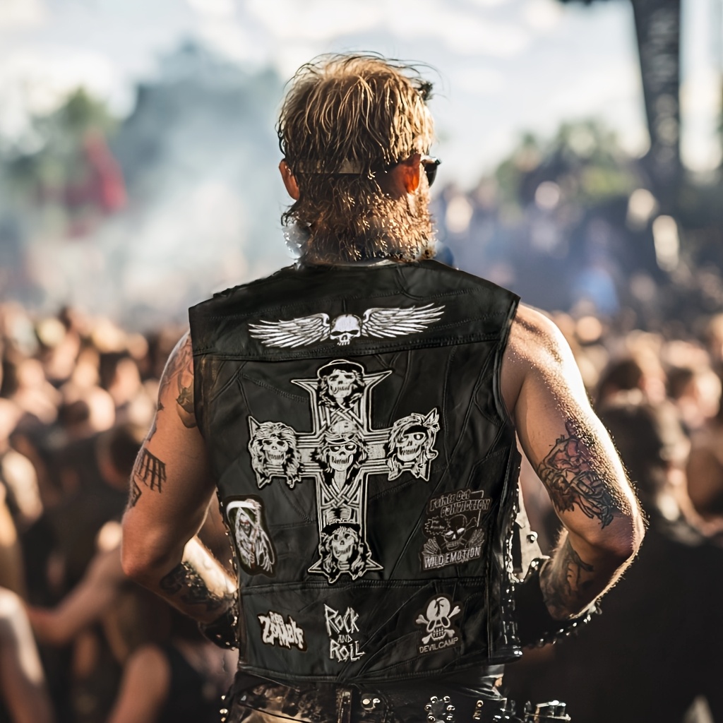 jaqueta de couro pu estilo rock jaqueta para Temu Brazil