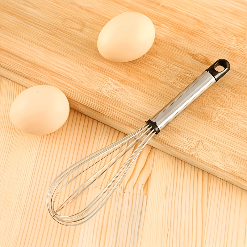 29cm Stainless Steel Balloon Whisk with Black Wire Loops