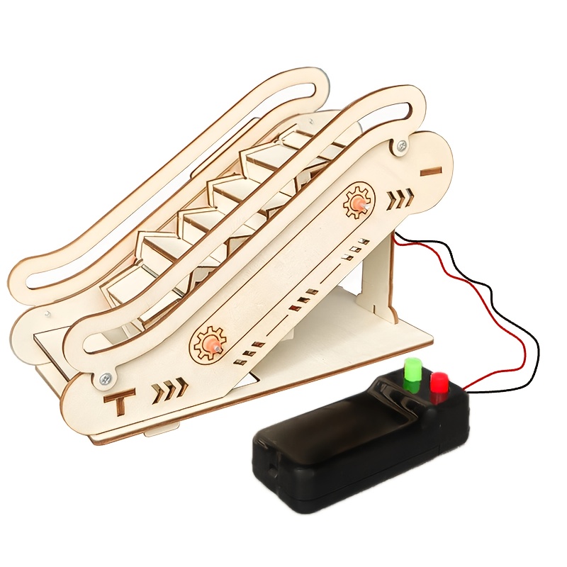 ערכת דוגמה לדו-אינטרנטי של מדרגות עץ, התקנה בשעה אחת, ניסוי מדעי steam, יצירת דגמים והרכבה ידנית, מפתחת חושבון וכיף, מתנה מושלמת פרטי מוצר 0