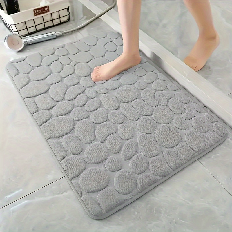   non slip absorbent bathroom floor mat   mat for wiping feet in the bathroom details 1