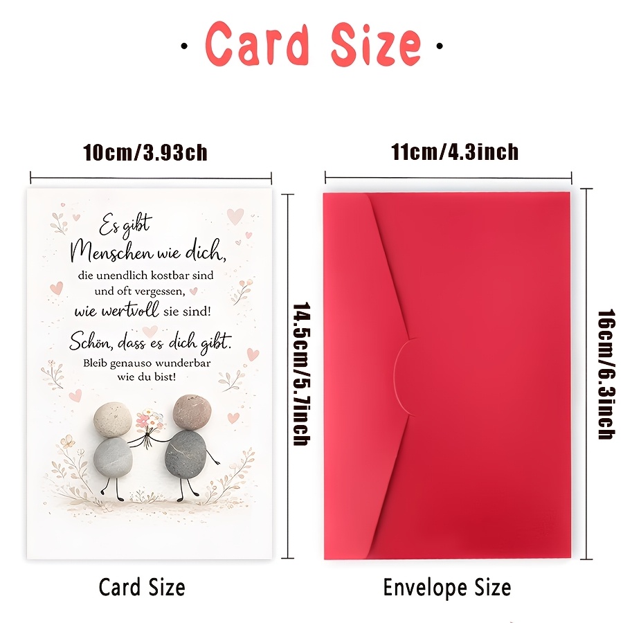 A Card With Envelope Featuring And Floral Heart Patterns, Perfect For Expressing Gratitude , , Or Family On Anniversaries, Birthdays, And Other Occasions