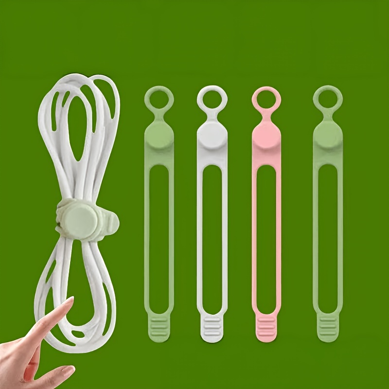 10/20pcs Multi-Functional Reusable Cable Ties for Wire Management