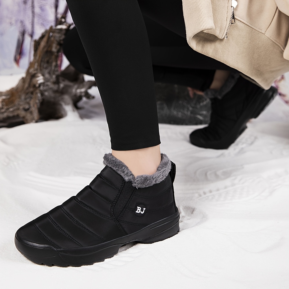 Men's Snow Sneakers and Winter Warm Shoes for Indoor/Outdoor