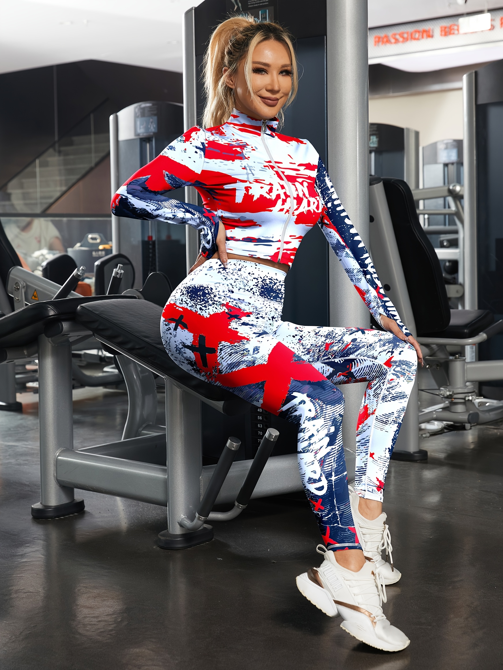 Conjunto Deportivo Mujer 2 Piezas - Chaleco Y Leggings Elásticos, 95% Poliéster 5% Elastano, Para Gimnasio, Yoga, Pilates