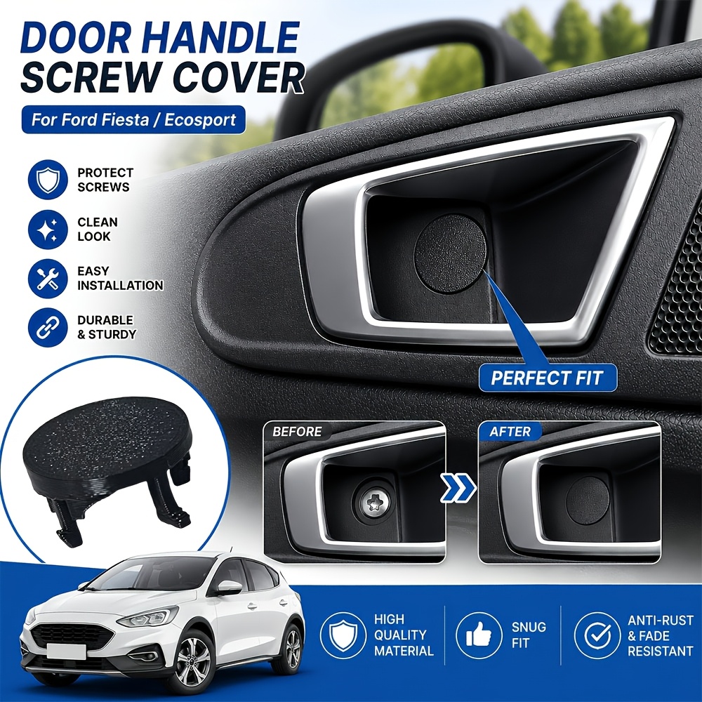 TEMU For Ford / Interior Door Handle Screw Cover Cap