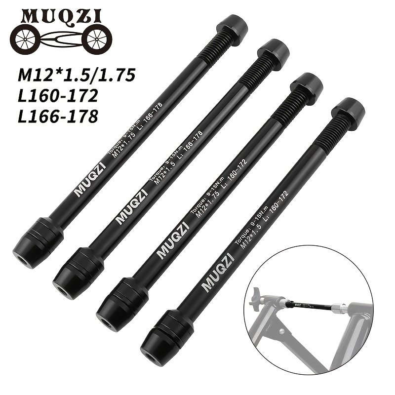 Bike Axle MUQZI Thru Axle Adapter Converts 12mm