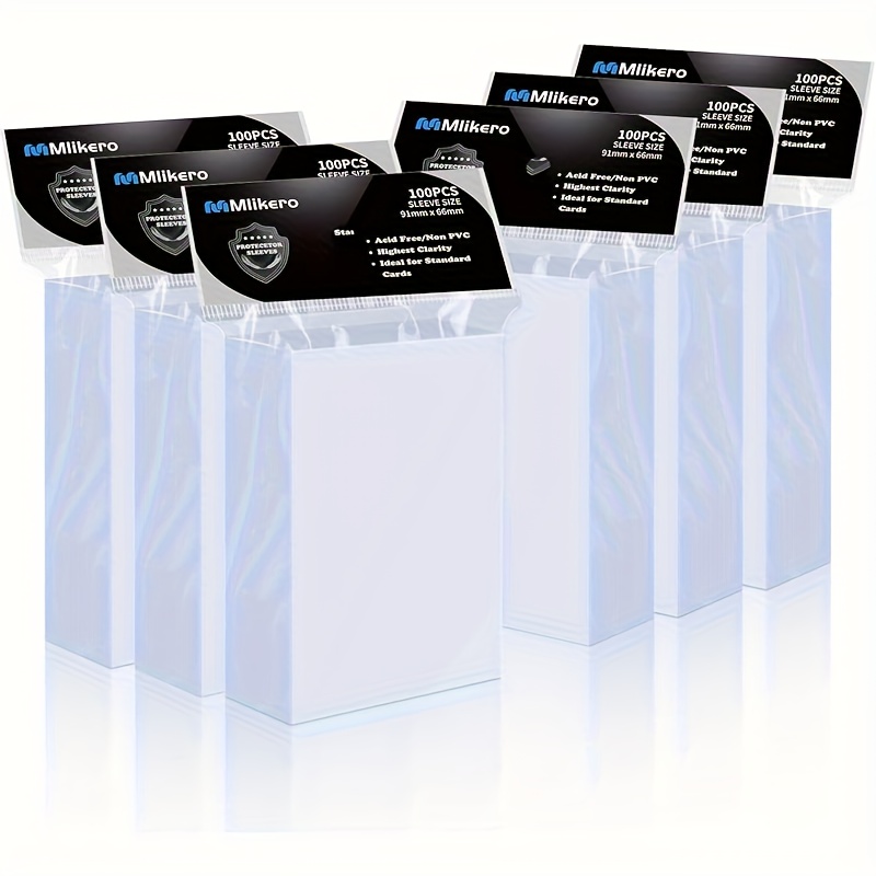 Image of 5000 Card Sleeves, Clear Penny Sleeves For Trading Cards, Baseball Card Sleeves, Soft Trading Cards Sleeve Fit For Mtg, Tcg, Baseball Cards, Football Cards, Game Cards