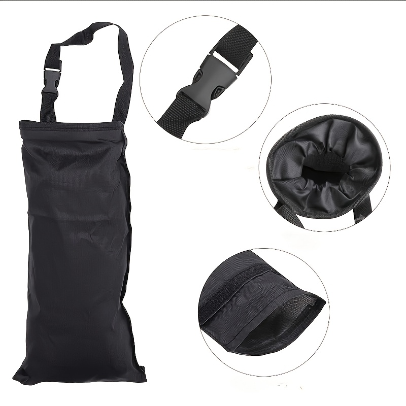 TEMU Hanging Foldable Car Trash Bag Suitable For Seat Headrest, Portable Washable Garbage Holder With Hanging Hook & Foldable, Compact Vehicle