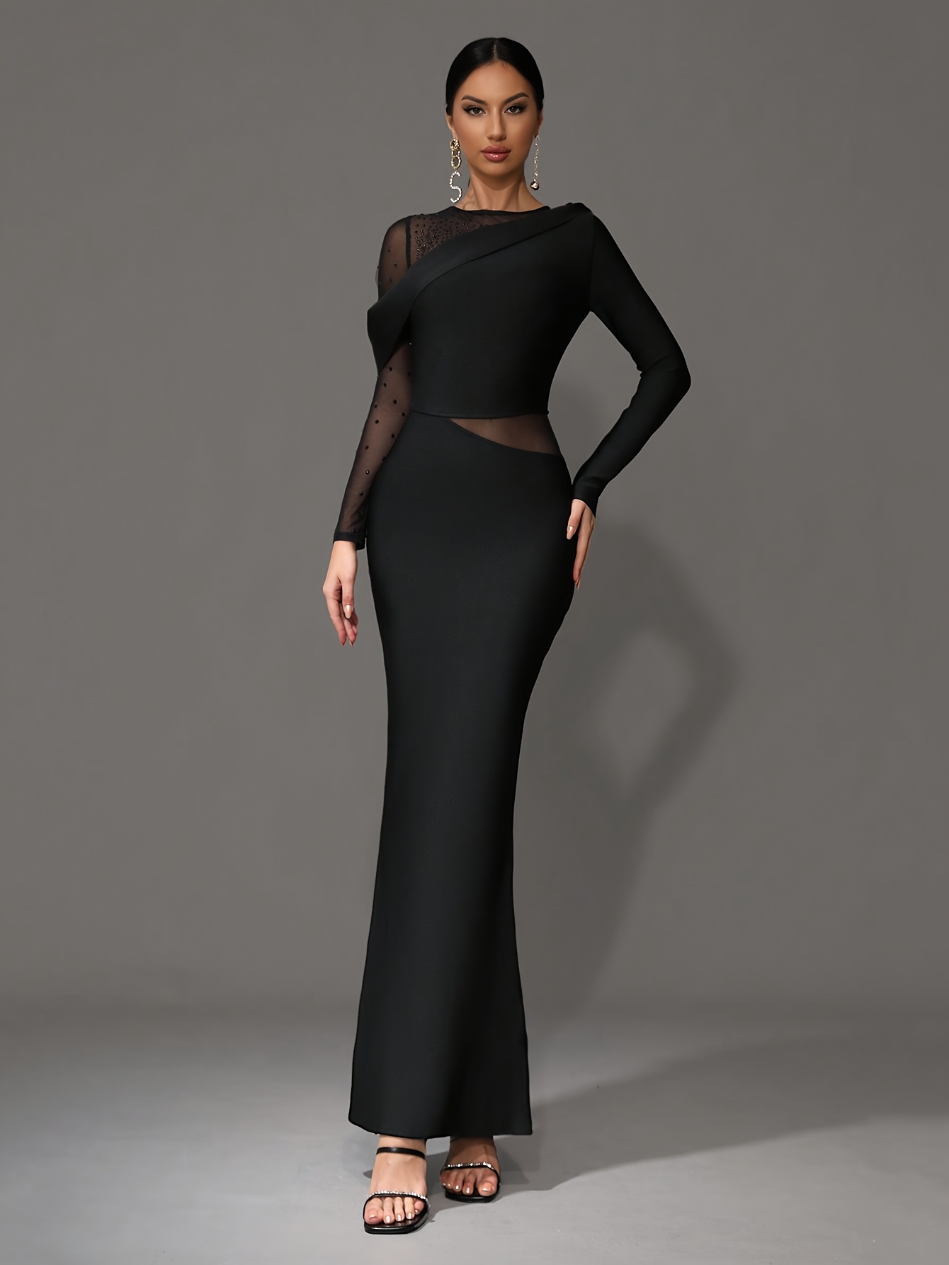 maxi tight dress sold on Temu Mexico