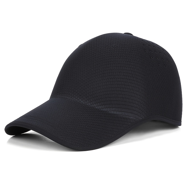 TEMU Spring And Summer Seamless 1pc Baseball - Summer Outdoor Hat - Suitable For Men And Women - Casual Sports With Breathable Holes - Duckbill