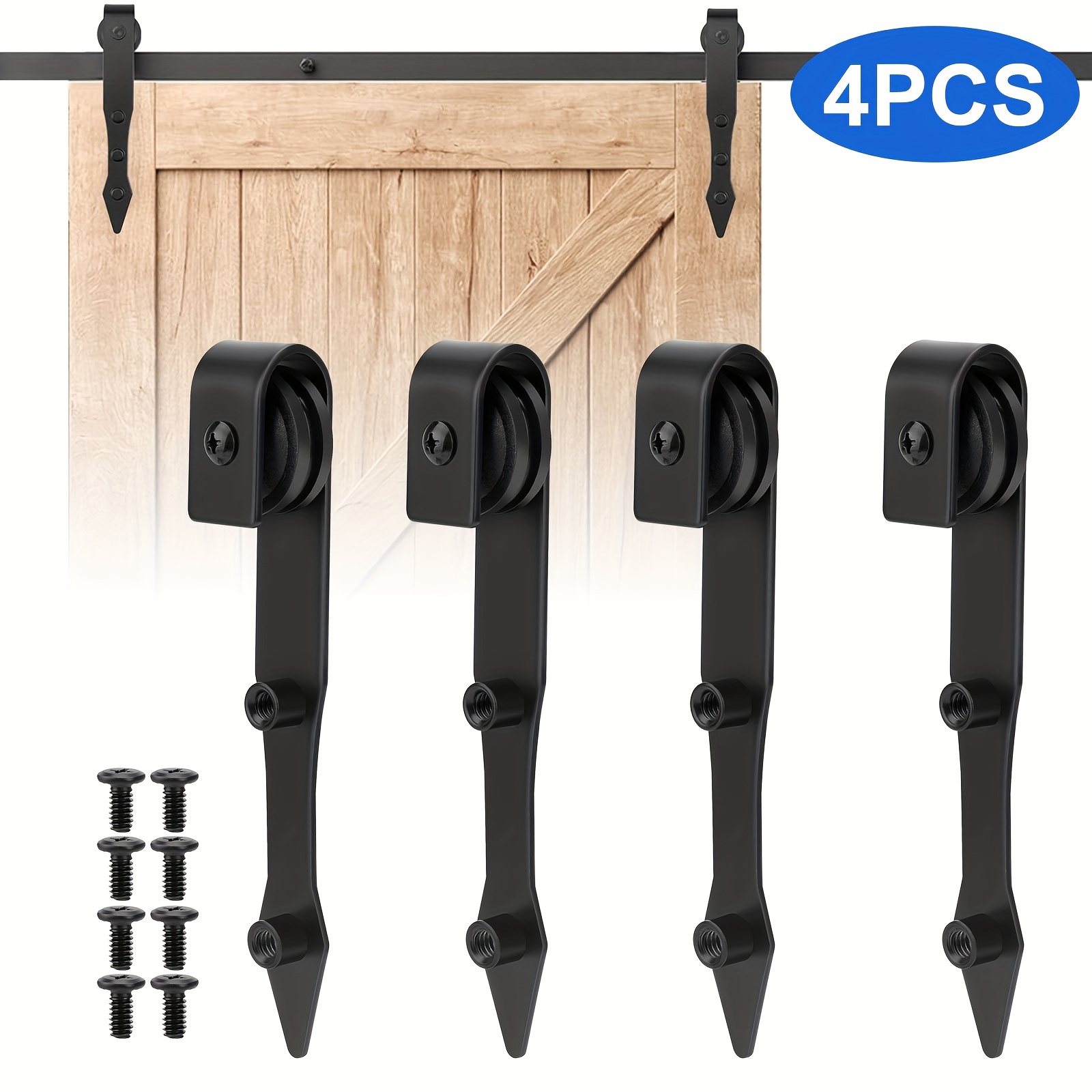 Sliding Barn Door Hardware - 6'6" J Strap - View #2