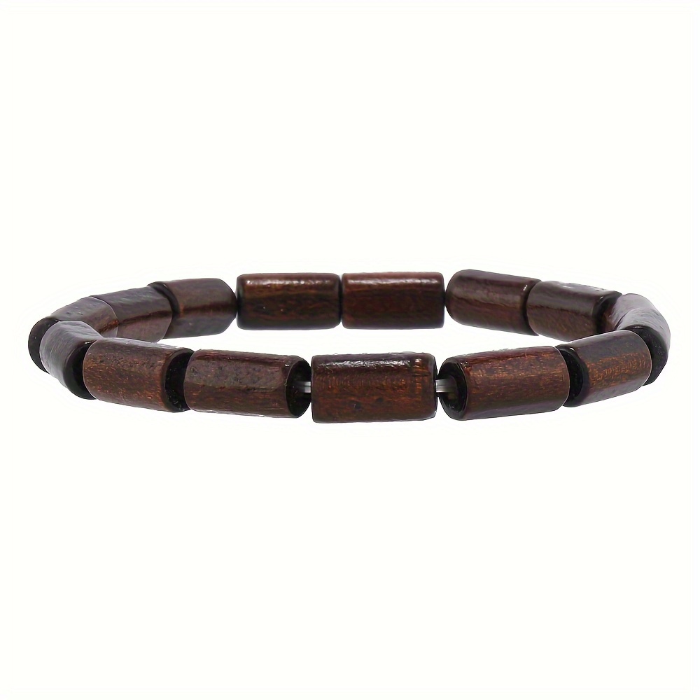Vintage Beaded Shell Charm Leather Bracelet Set
