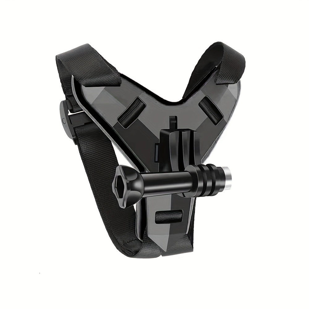 Motorcycle Helmet Chin Strap Mount | Compatible With Hero 13 12 11 10 6 5 4 3 Action Cameras, Non-water Resistant Abs Material