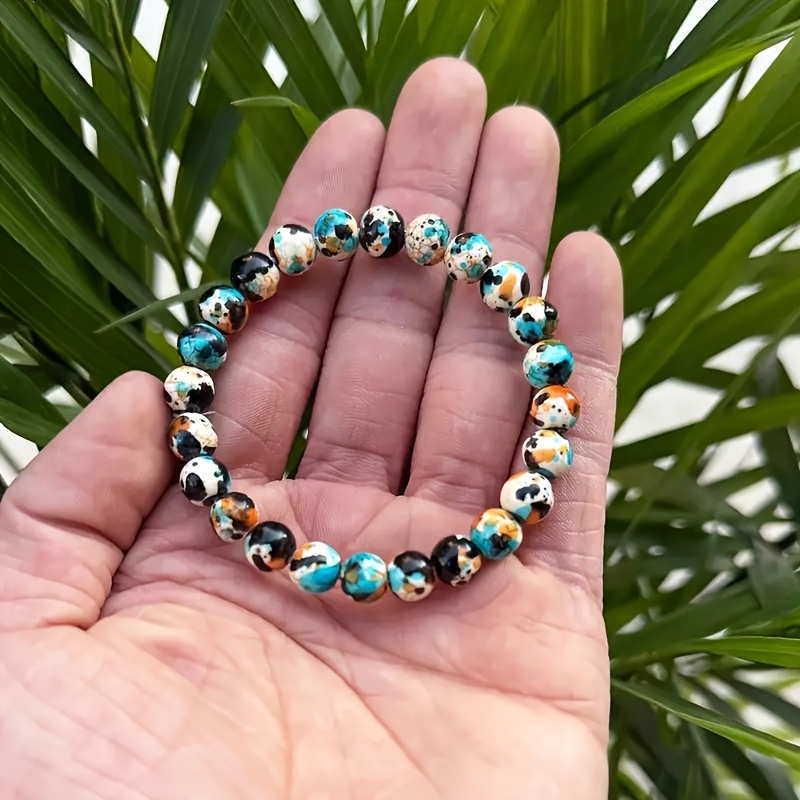 Natural Smoky Quartz & Hematite Bracelet, Bohemian Style