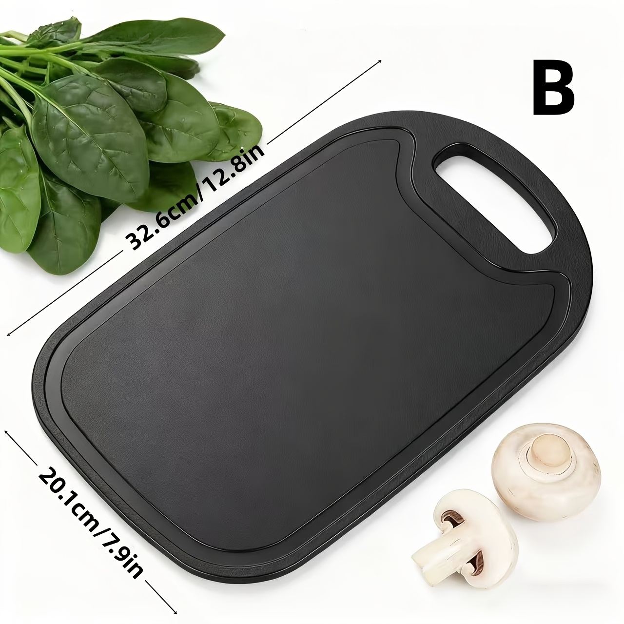 TEMU 1pc Plastic Cutting Board, Professional Kitchen Cutting Board, Household Chopping Board, Cutting Mat, Camping Cutting Board. Suitable For Meat,