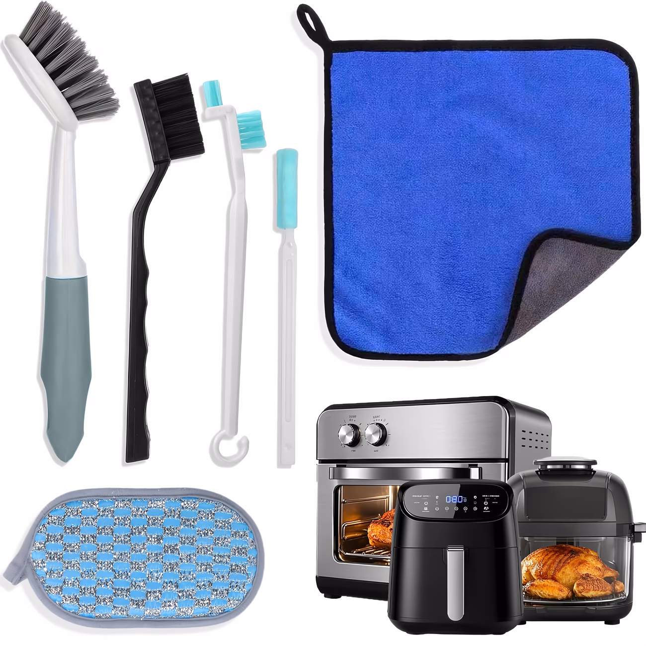 air fryer cleaner brush kits 6pcs air fryer cleaning brush tools accessories kitchen cleaning tools Product details 0