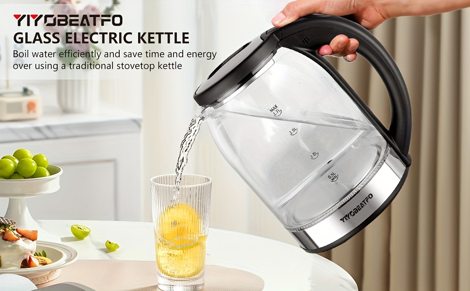 electric kettle 7l glass hot water boiler kettle coffee Temu
