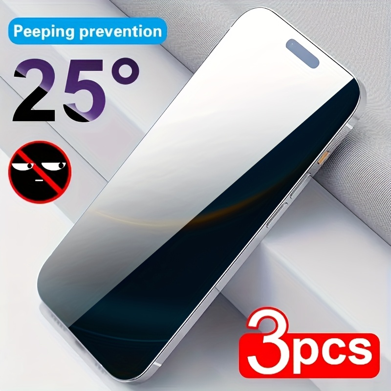 3pcs Full Cover Privacy Glass for iPhone 14 15 Pro Max Screen Protector for iPhone 13 12 11 14 15Pro XS Max XR X SE 2020 SE3 Tempered Glass