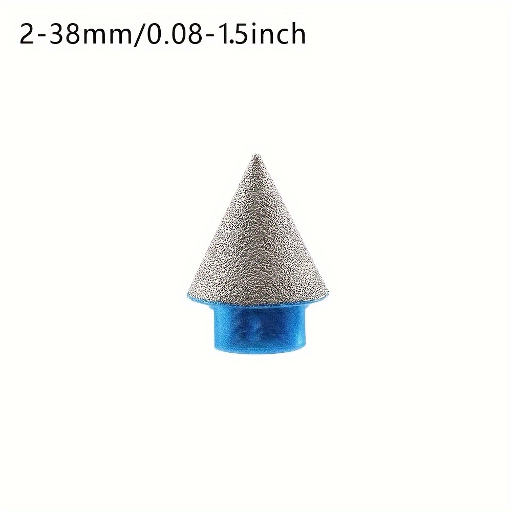 M14 Dry/wet Use Diamond Beveling Chamfer Cone Milling Bit For Stone Ceramic Tile Vitrified Tile Marble Granite Enlarging Hole Milling Grinding Trimming Tool