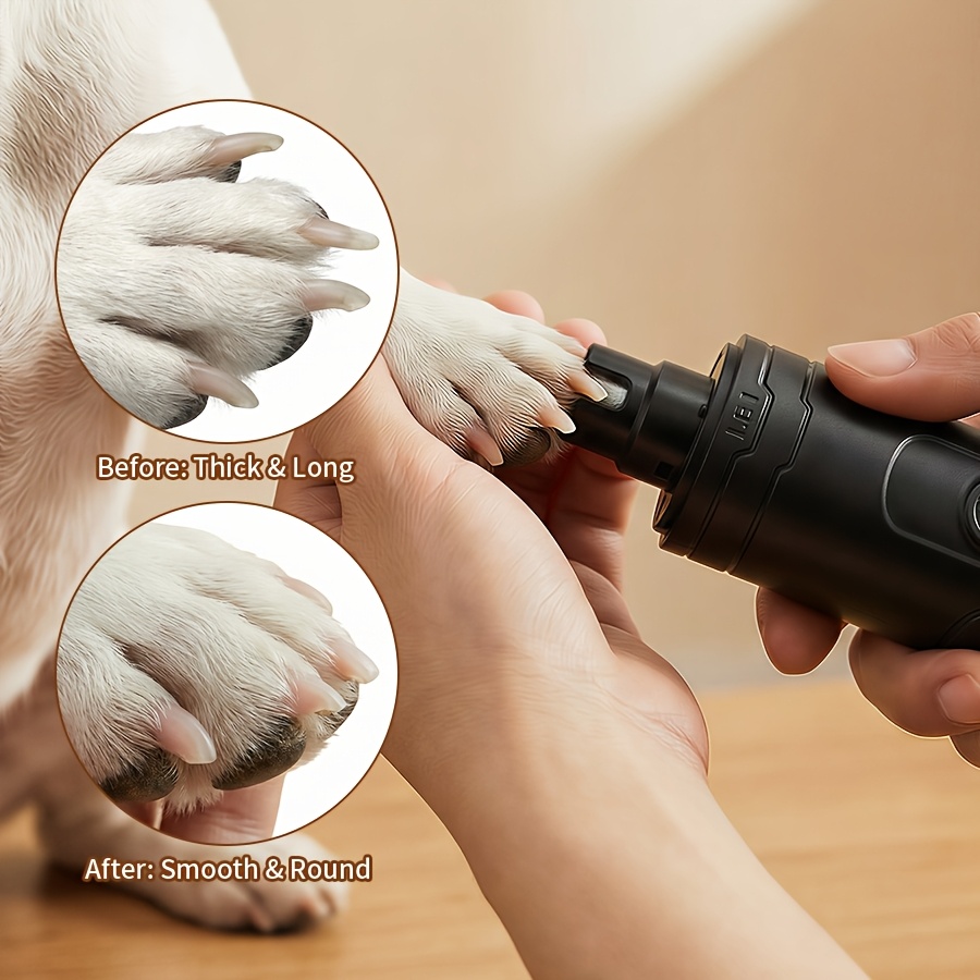 Dog Nail Grinder with 3 LED Lights and USB Rechargeable