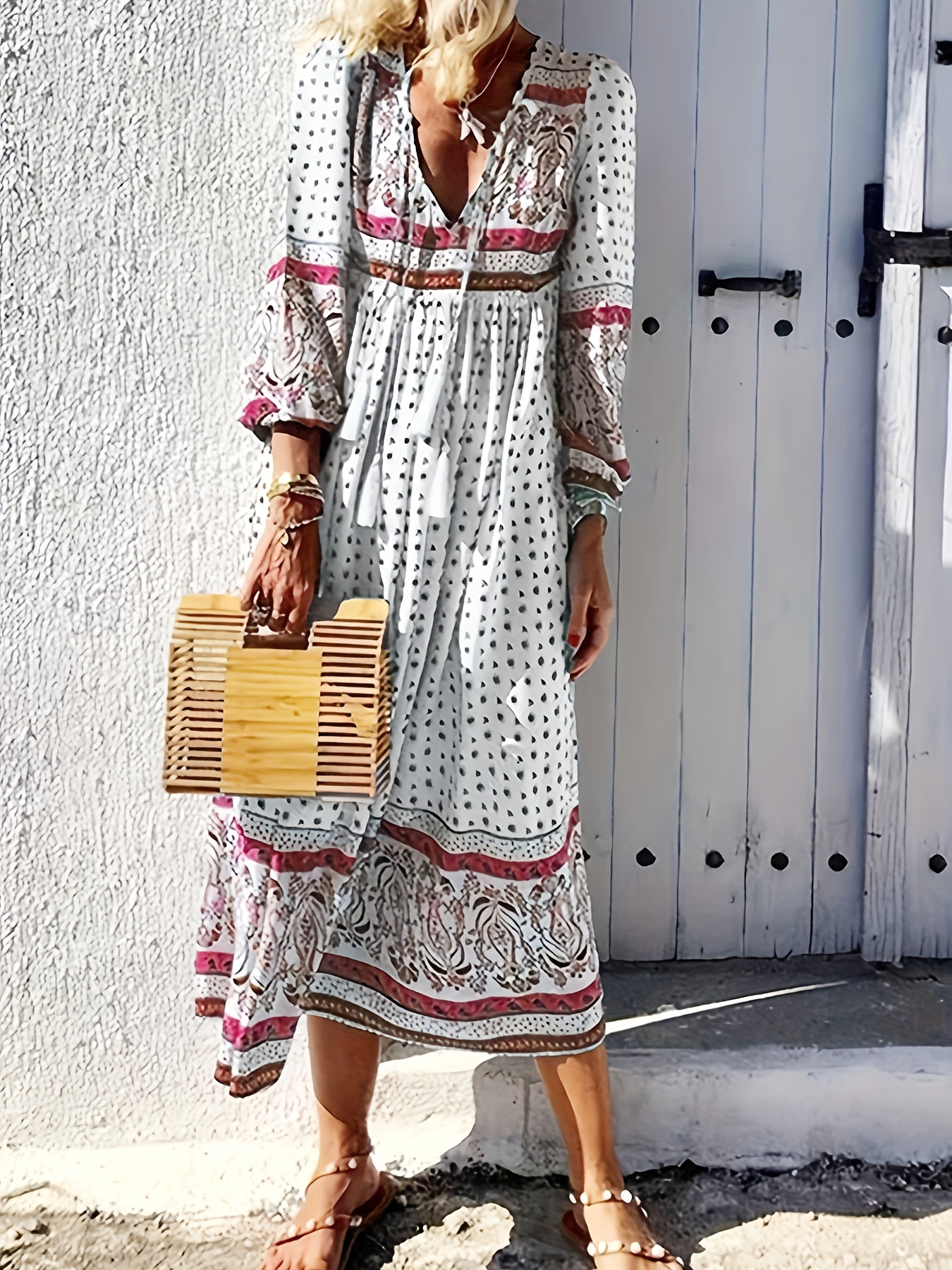 Women Boho Dresses - Temu Canada