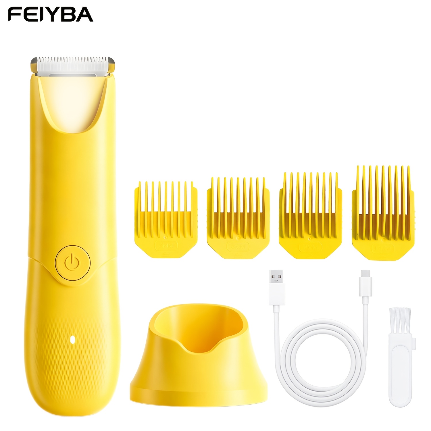 TEMU FEIYBA Elektrische Huisdierentondeuse - Professionele Verzorgingsset voor Katten en Honden, Keramische Messen, Huisdierentrimmer, Wordt Geleverd