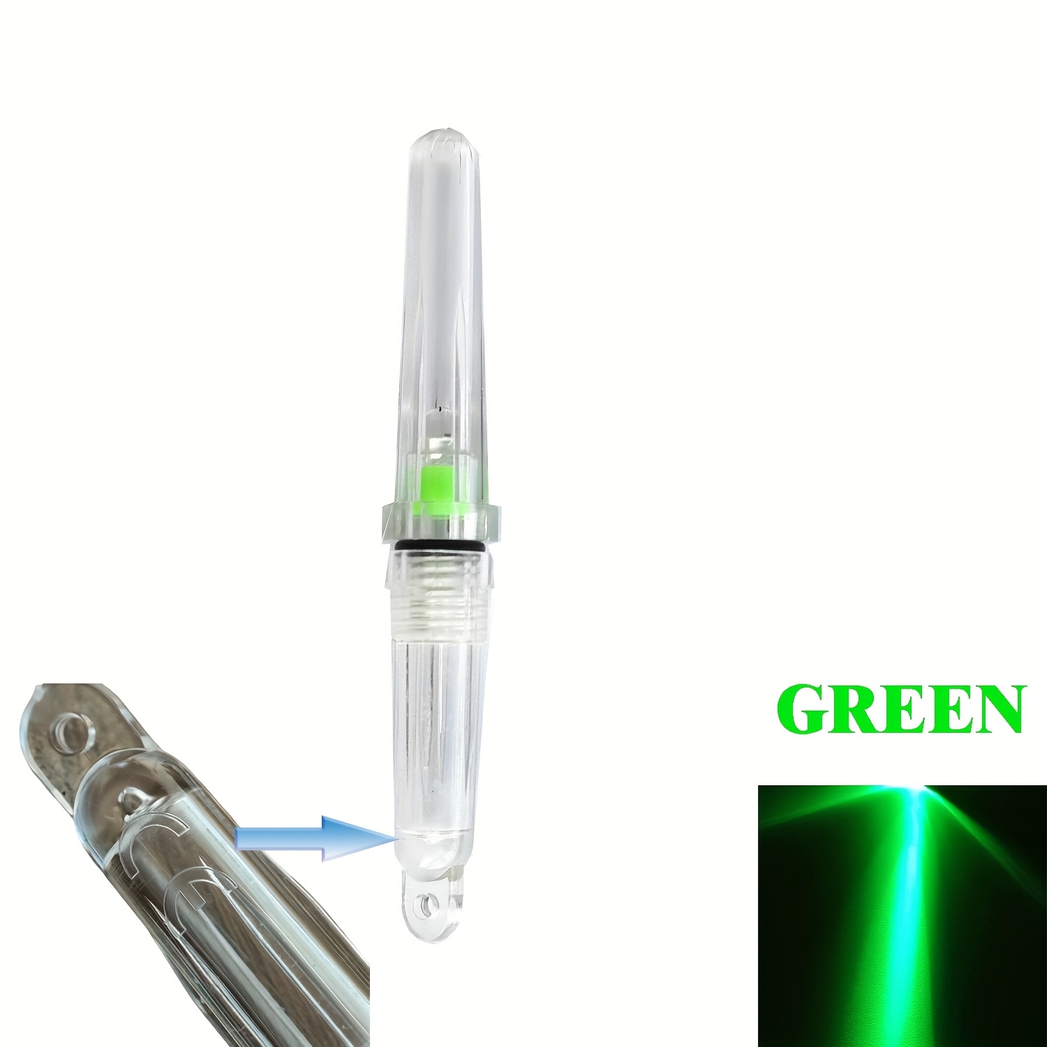 Transparent Led Fish Attracting Light, Flashing Fishing Light Stick, Fishing Accessories, Multiple Colors