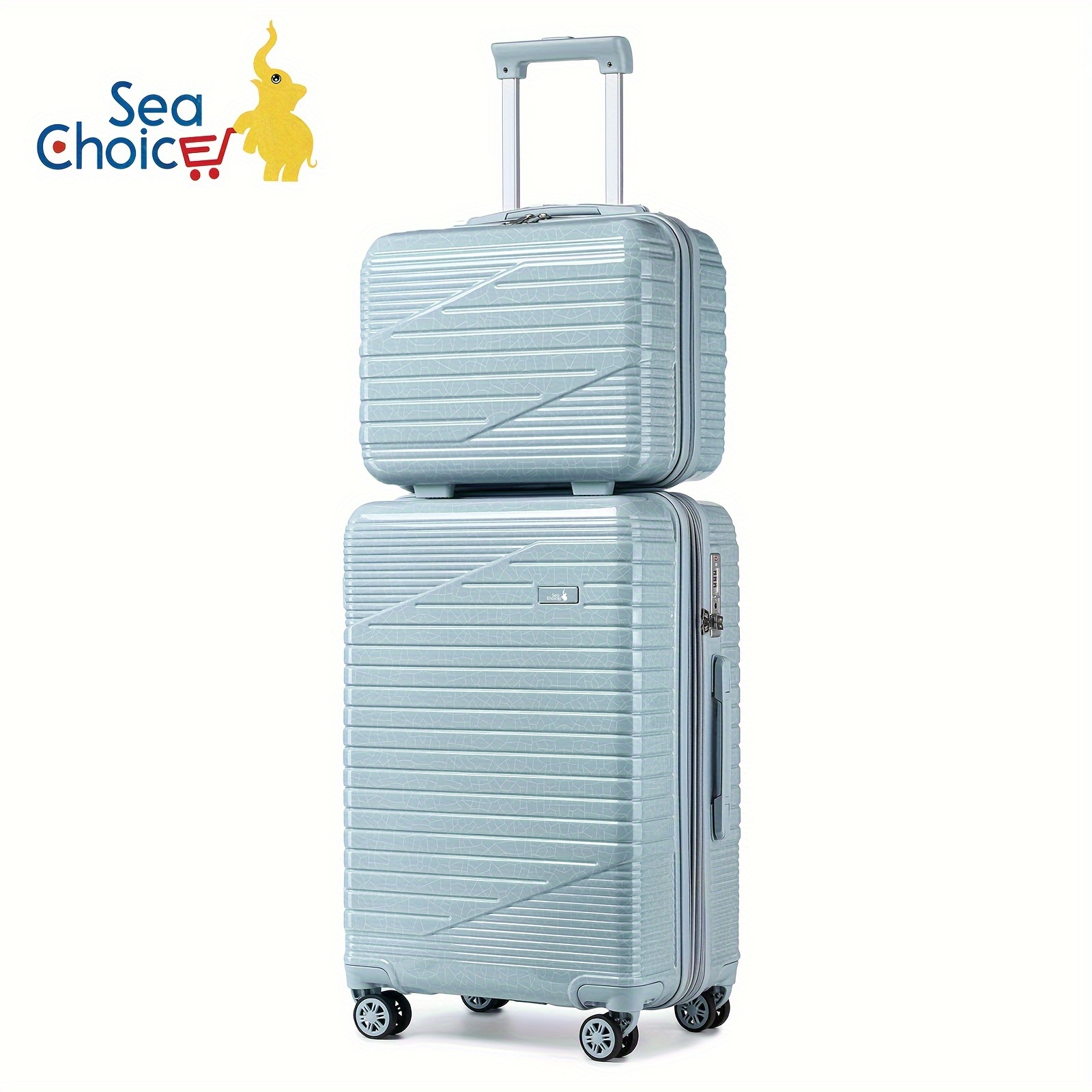 Polycarbonate carry on luggage with spinner wheels on sale