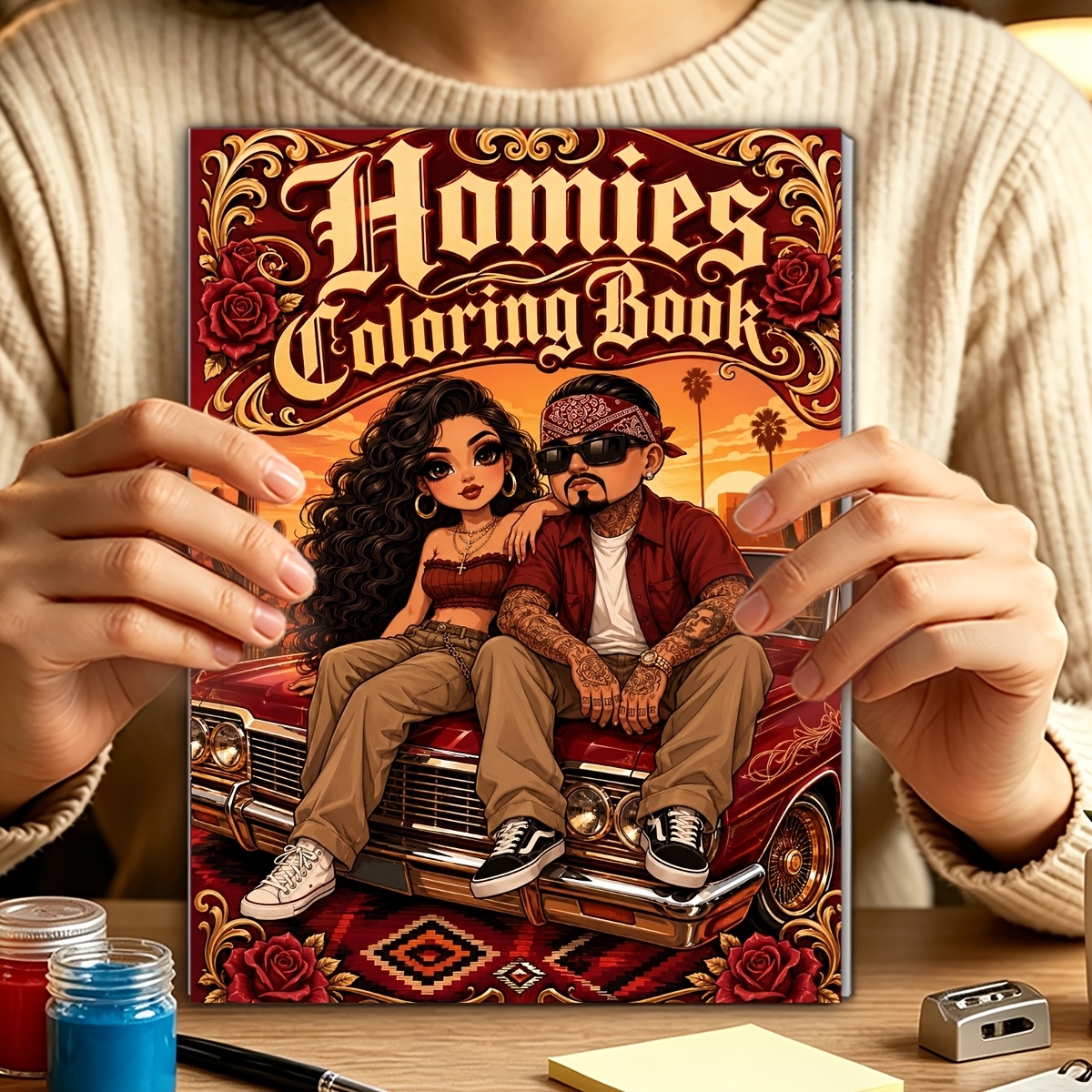 TEMU Homies Coloring Book: Stress Relief Relaxing Artwork And Fun Craft, Perfect Gift For Birthday, Christmas, Halloween, Thanksgiving, , Holiday