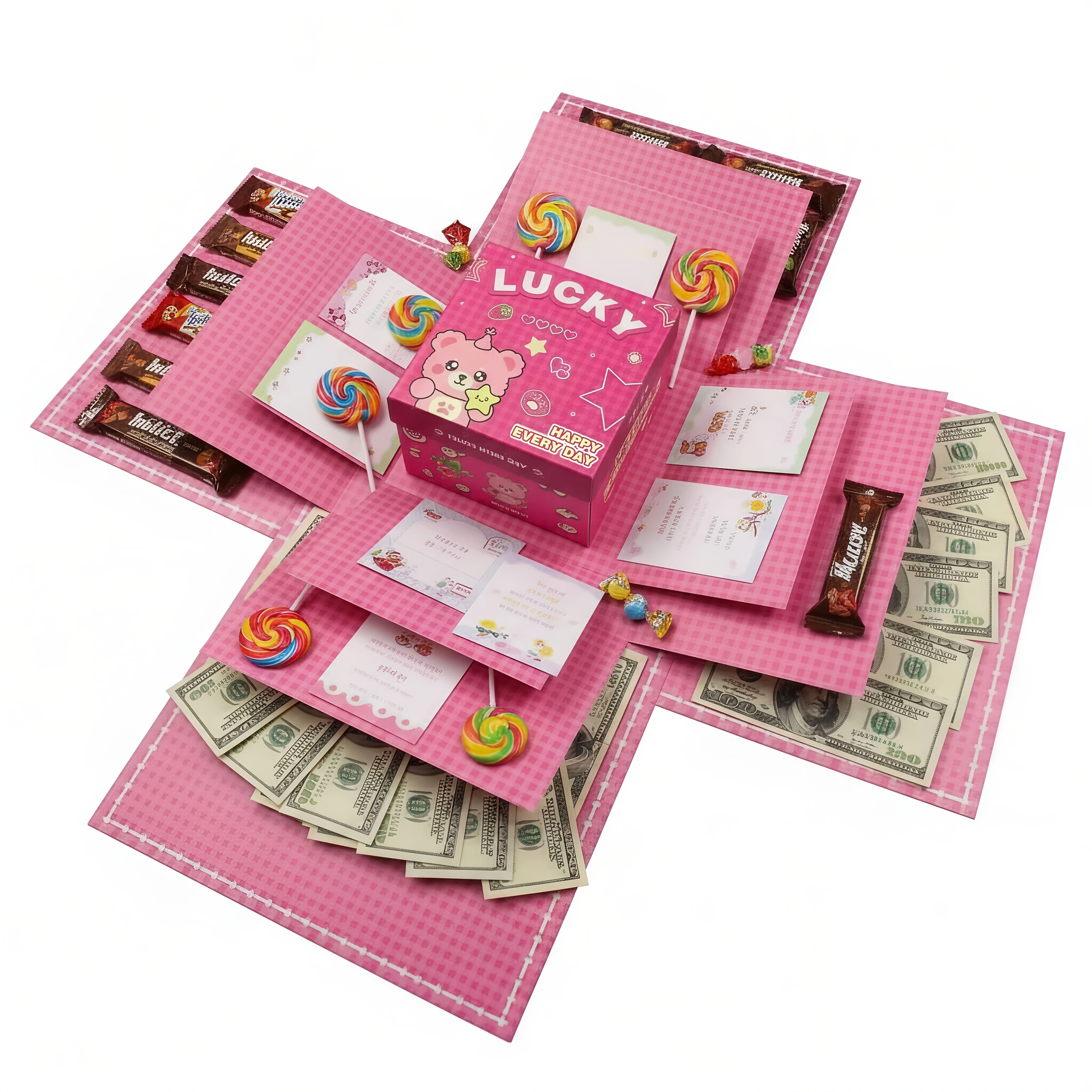 Regalo Di Denaro Originale: Idea Regalo Divertente A Forma Di Cuore (Amore) Per Feste E Occasioni Speciali - 5
