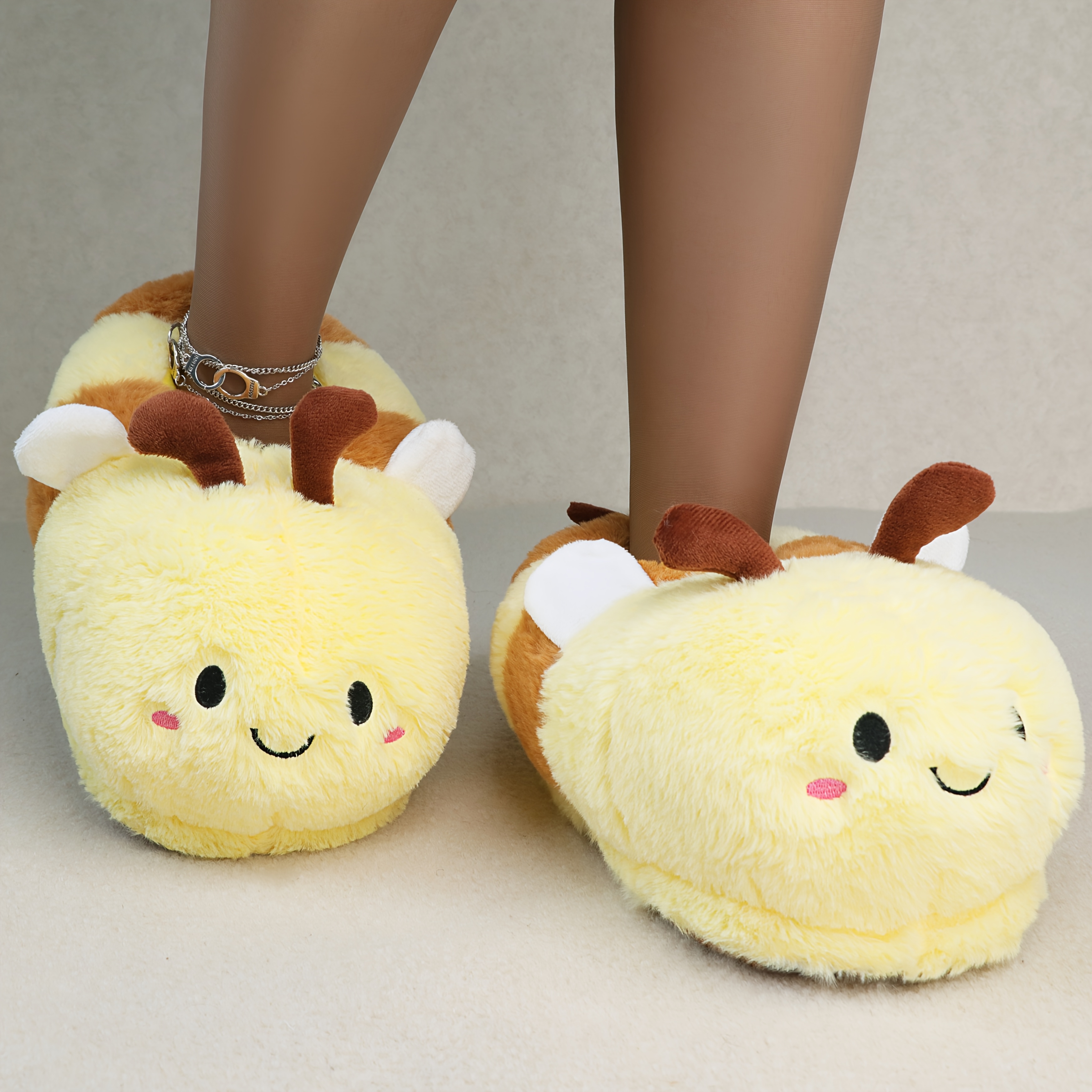 Pantuflas Zapatillas De Animales Mujer Zapatillas De Estar Por