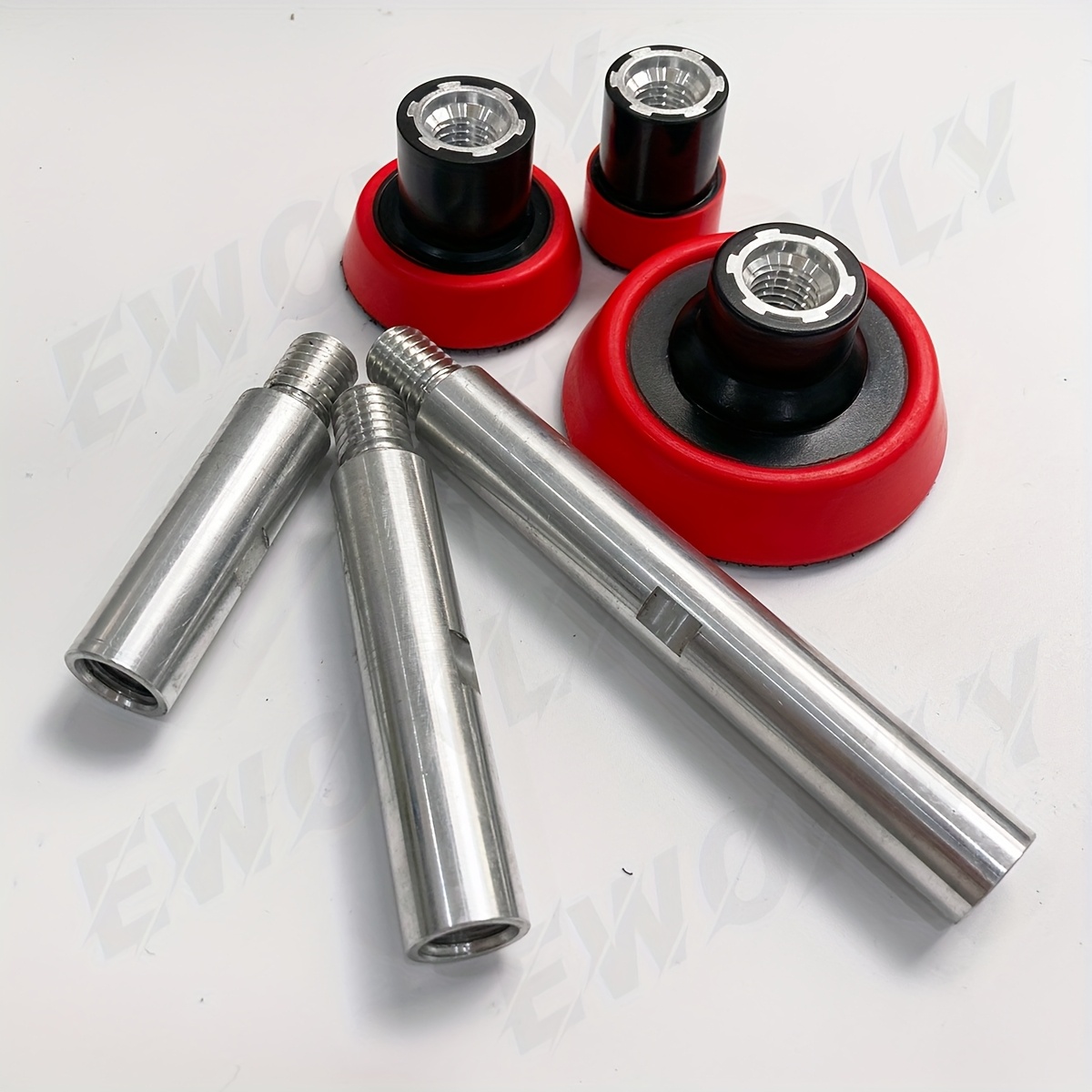 M14 Thread Polishing Grinding Disc, 6pcs Angle Grinder Extension Rod Set 3/4/5.5 Inch - Alloy Rotary Shaft For Polisher Grinding Machine, & Durable For Narrow Corners