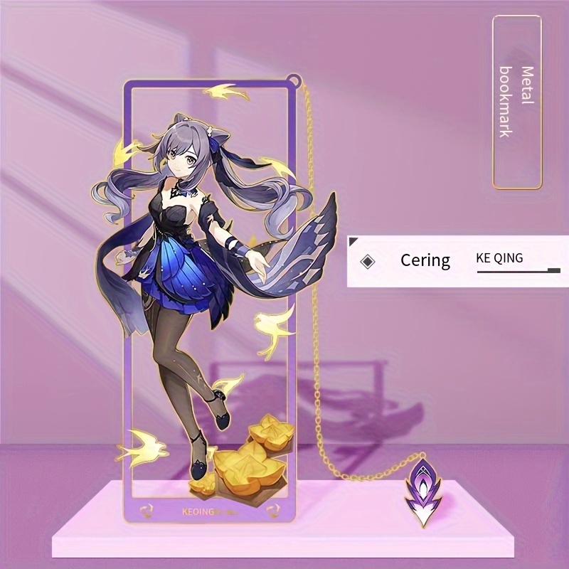 Anime Metal Bookmark Stand 3D Collectible Figurine Novelty
