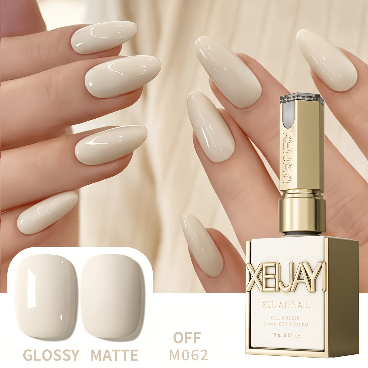 Xeijayi 15ml New Popular Nail Gel Semi-permanent Nail Art Soaking Led Nail Salon Nail Salon Gel
